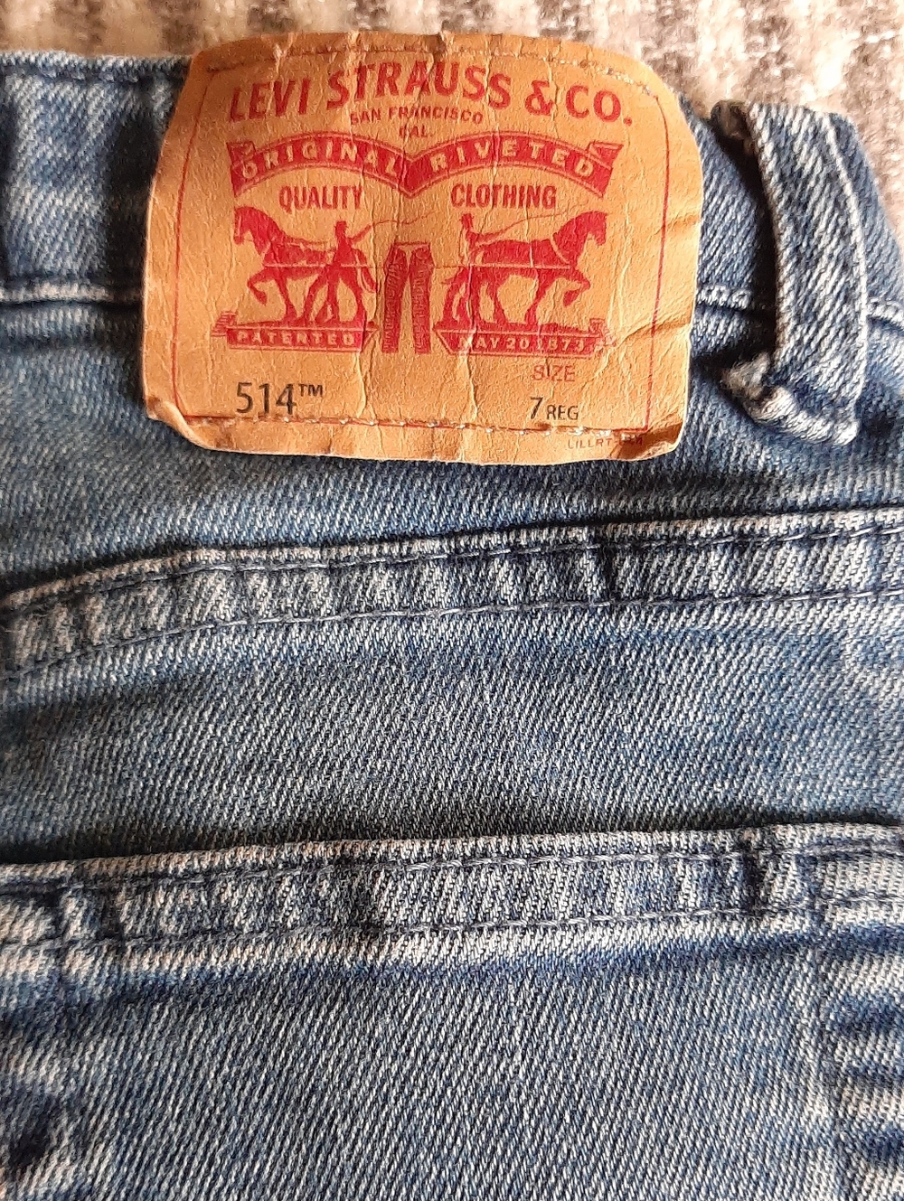 Levi's 514 Slim Straight Men's Jeans in Light Blue Denim